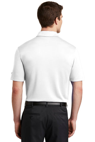 Nike Dri-FIT Hex Textured Polo (White)