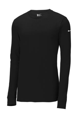 Nike Dri-FIT Cotton/Poly Long Sleeve Tee (Black)