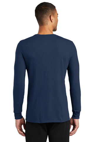 Nike Dri-FIT Cotton/Poly Long Sleeve Tee (College Navy)