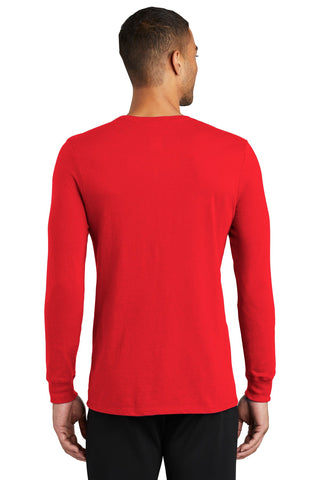 Nike Dri-FIT Cotton/Poly Long Sleeve Tee (University Red)