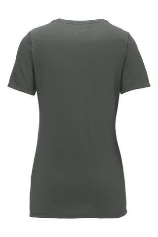 Nike Ladies Dri-FIT Cotton/Poly Scoop Neck Tee (Anthracite)