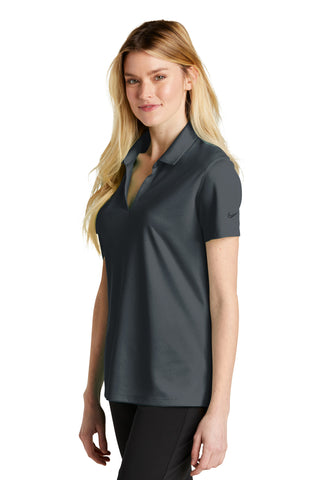 Nike Ladies Dri-FIT Micro Pique 2.0 Polo (Anthracite)