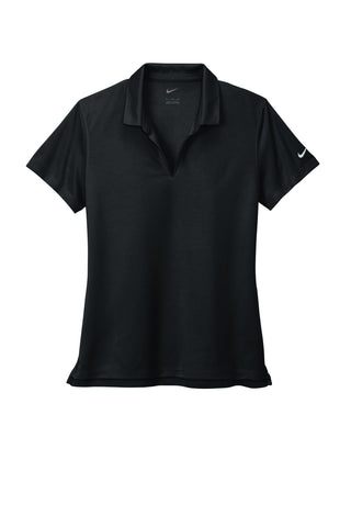 Nike Ladies Dri-FIT Micro Pique 2.0 Polo (Black)