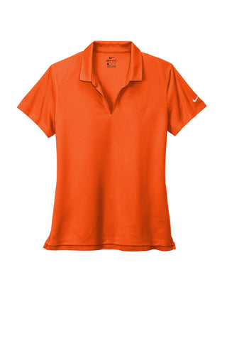 Nike Ladies Dri-FIT Micro Pique 2.0 Polo (Brilliant Orange)