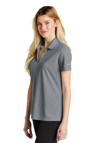 Nike Ladies Dri-FIT Micro Pique 2.0 Polo (Cool Grey)