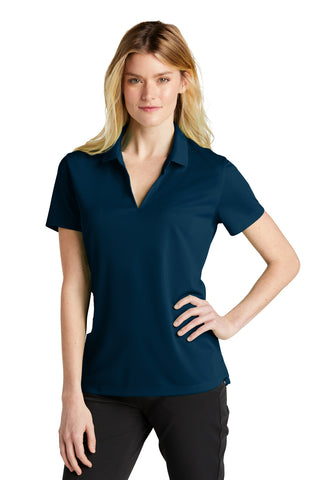 Nike Ladies Dri-FIT Micro Pique 2.0 Polo (Navy)