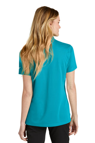 Nike Ladies Dri-FIT Micro Pique 2.0 Polo (Tidal Blue)