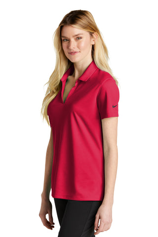 Nike Ladies Dri-FIT Micro Pique 2.0 Polo (University Red)