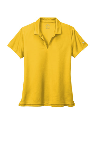 Nike Ladies Dri-FIT Micro Pique 2.0 Polo (Varsity Maize)