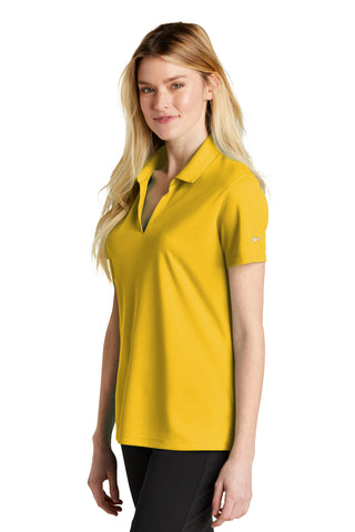 Nike Ladies Dri-FIT Micro Pique 2.0 Polo (Varsity Maize)