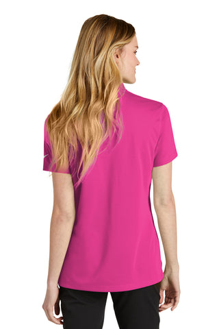 Nike Ladies Dri-FIT Micro Pique 2.0 Polo (Vivid Pink)