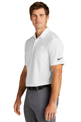 Nike Dri-FIT Micro Pique 2.0 Pocket Polo (White)