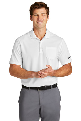 Nike Dri-FIT Micro Pique 2.0 Pocket Polo (White)