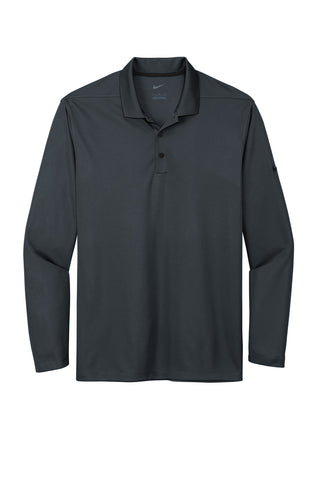 Nike Dri-FIT Micro Pique 2.0 Long Sleeve Polo (Anthracite)