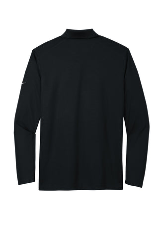 Nike Dri-FIT Micro Pique 2.0 Long Sleeve Polo (Black)