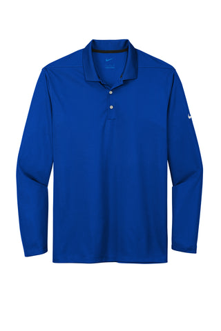 Nike Dri-FIT Micro Pique 2.0 Long Sleeve Polo (Game Royal)