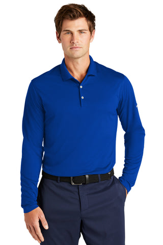 Nike Dri-FIT Micro Pique 2.0 Long Sleeve Polo (Game Royal)