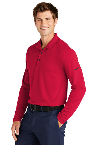 Nike Dri-FIT Micro Pique 2.0 Long Sleeve Polo (University Red)