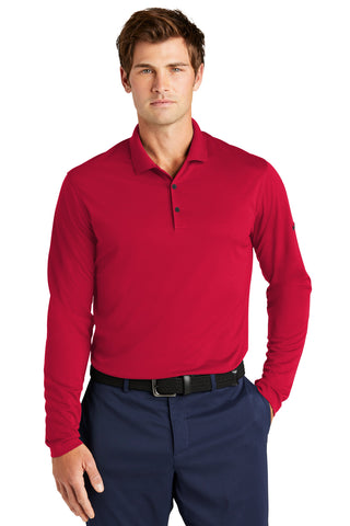 Nike Dri-FIT Micro Pique 2.0 Long Sleeve Polo (University Red)