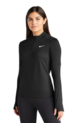 Nike Ladies Dri-FIT Element 1/2-Zip Top (Black)