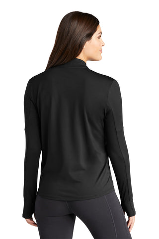 Nike Ladies Dri-FIT Element 1/2-Zip Top (Black)