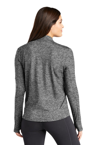 Nike Ladies Dri-FIT Element 1/2-Zip Top (Black Heather)