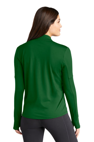 Nike Ladies Dri-FIT Element 1/2-Zip Top (Dark Green)