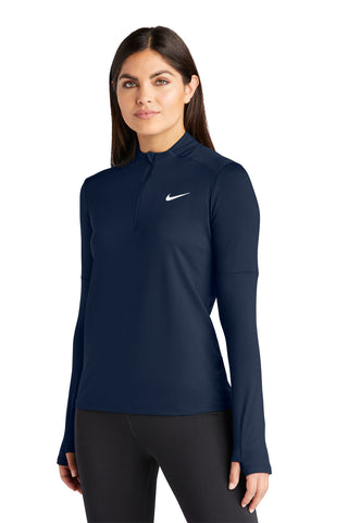 Nike Ladies Dri-FIT Element 1/2-Zip Top (Navy)