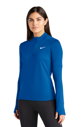 Nike Ladies Dri-FIT Element 1/2-Zip Top (Royal)