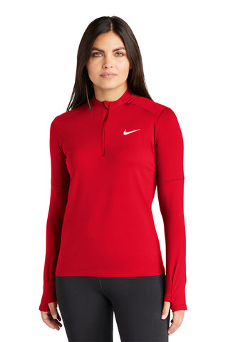 Nike Ladies Dri-FIT Element 1/2-Zip Top (Scarlet)