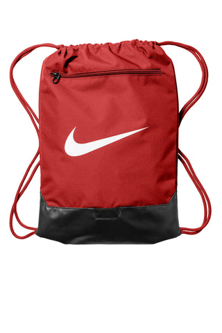 Nike Brasilia Drawstring Pack (University Red)