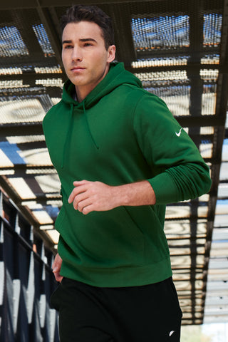 Nike Club Fleece Sleeve Swoosh Pullover Hoodie (Gorge Green)