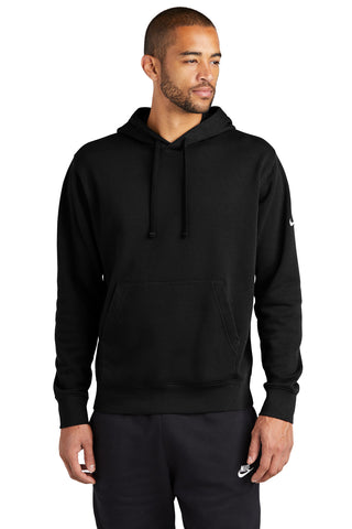Nike Club Fleece Sleeve Swoosh Pullover Hoodie (Black)