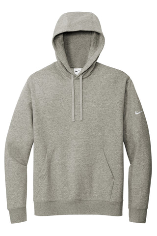 Nike Club Fleece Sleeve Swoosh Pullover Hoodie (Dark Grey Heather)