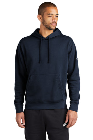 Nike Club Fleece Sleeve Swoosh Pullover Hoodie (Midnight Navy)