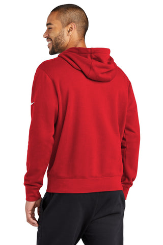 Nike Club Fleece Sleeve Swoosh Pullover Hoodie (University Red)