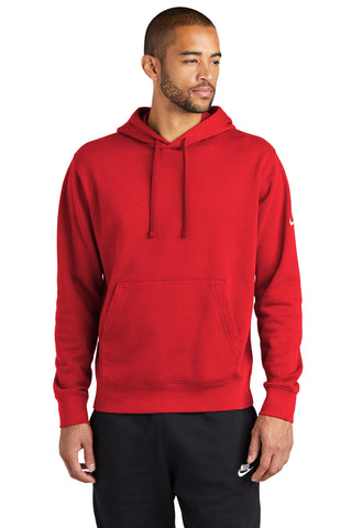 Nike Club Fleece Sleeve Swoosh Pullover Hoodie (University Red)