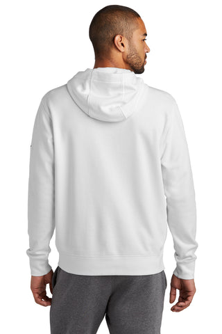 Nike Club Fleece Sleeve Swoosh Pullover Hoodie (White)