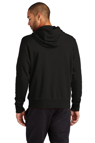 Nike Club Fleece Sleeve Swoosh Full-Zip Hoodie (Black)