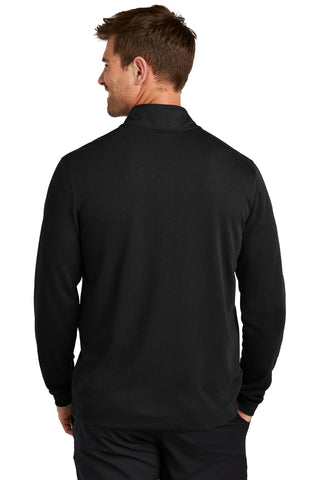 Nike Textured 1/2-Zip Cover-Up (Black)