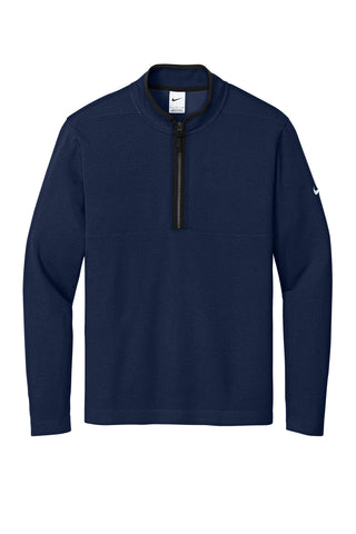 Nike Textured 1/2-Zip Cover-Up (College Navy)