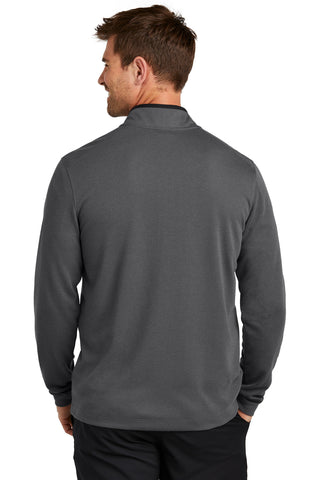 Nike Textured 1/2-Zip Cover-Up (Dark Grey)