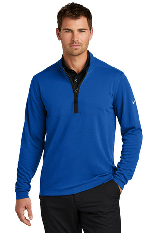 Nike Textured 1/2-Zip Cover-Up (Gym Blue)
