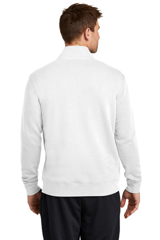 Nike Club Fleece Sleeve Swoosh 1/2-Zip (White)