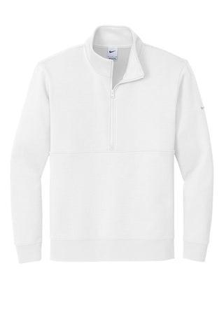 Nike Club Fleece Sleeve Swoosh 1/2-Zip (White)