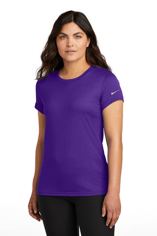 Nike Ladies Swoosh Sleeve rLegend Tee (Court Purple)