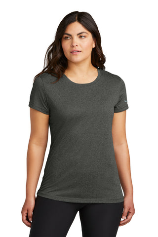 Nike Ladies Swoosh Sleeve rLegend Tee (Dark Smoke Heather)