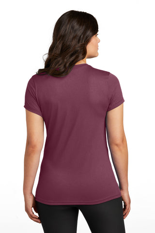 Nike Ladies Swoosh Sleeve rLegend Tee (Deep Maroon)