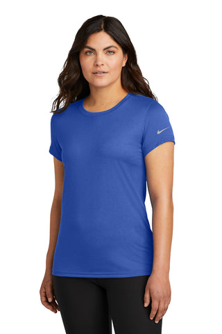 Nike Ladies Swoosh Sleeve rLegend Tee (Game Royal)