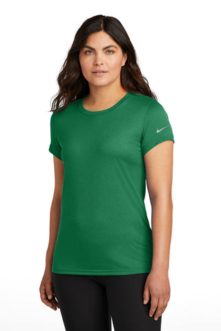 Nike Ladies Swoosh Sleeve rLegend Tee (Gorge Green)